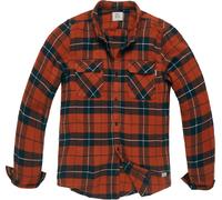 Vintage Industries Sem, camicia L male Arancione/Nero
