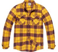 Vintage Industries Sem, camicia XXL male Giallo/Nero