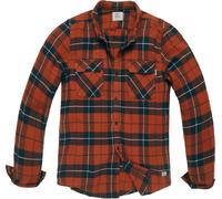 Vintage Industries Sem Flannel Camicia, arancione, taglia S per maschi