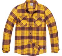 Vintage Industries Sem Flannel Camicia, giallo, Taglia M