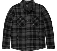 Vintage Industries Square Padded Camicia, nero-grigio, taglia M per maschi