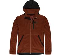 Vintage Industries Vitor Hollow Fibre Fleece Felpa con cappuccio con zip, arancione, taglia 2XL per maschi