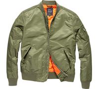 Vintage Industries Welder, giacca in tessuto XL male Chiaro Oliva
