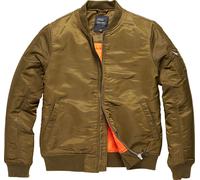 Vintage Industries Westford MA1, giacca in tessuto 3XL male Chiaro Oliva