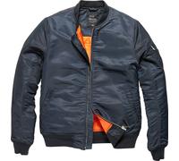 Vintage Industries Westford MA1, giacca in tessuto XXL male Blu Scuro