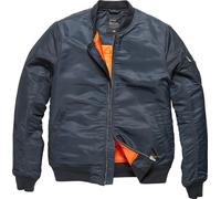 Vintage Industries Westford MA1, giacca in tessuto L male Blu Scuro