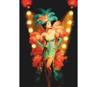 Vintage Inspired Showgirl Journal: A glamorous notebook for stage performers, dreamers, dancers, and lovers of the spotlight