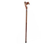 Vintage intagliato disegni legno bastone da passeggio artista stampella per steampunk e rievocazione storica costume accessorio 90 cm legno bastone da passeggio