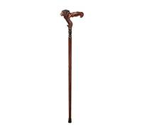 Vintage intagliato disegni legno bastone da passeggio artista stampella per steampunk e rievocazione storica accessorio costume 90 cm Cosplay accessorio