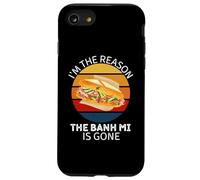 Vintage Io sono il motivo per cui Banh Mi è andato amante del cibo Custodia per iPhone SE (2020) / 7/8