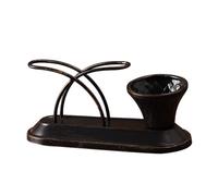 Vintage Iron Paper Towel Holder with Toothpick Storage - Retro Napkin Dispenser Heavy Duty Vertical Tissue Stand Scatola di fazzoletti