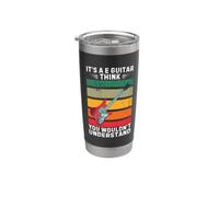 Vintage It's A E Guitar Pensa che non capiresti Bicchiere termico in acciaio inox doppia parete