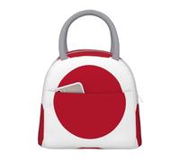 Vintage Japan Bandiera Stampa Grande Borsa Pranzo Lunchbox Cooler Bag Kids Reusable Tote Unisex Con Tracolla Insulated Lunch Box Per Outdoor Picnic Work School Camping