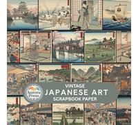Vintage Japanese Art Scrapbook Paper: 20 Sheets Double-Sided Decorative Designs Cardstock, Scrap Book Paper for Scrapbooking, Junk Journal, Photo Album, DIY Crafts
