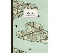 Vintage Japanese Pattern Notebook: A5 Lined Notebook | Bird Motif