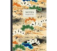 Vintage Japanese Pattern Notebook: A5 Lined Notebook | Stylized Landscape Pattern