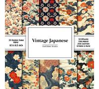 Vintage Japanese Scrapbook Paper: Decorative Double-Sided Craft Papers For Junk Journals, Wrapping & Mixed Media, Card Making And More