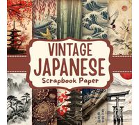 Vintage Japanese Scrapbook Paper: Elegant Retro Japanese Designs Featuring Traditional Patterns, Soft Textures, and Timeless Cultural Motifs