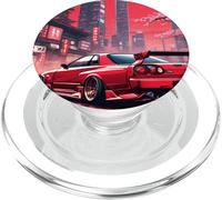 Vintage JDM Drift Race Tuned Car Kanji Tokyo Retro Tramonto PopSockets PopGrip per MagSafe
