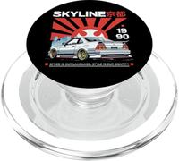 Vintage JDM Skyline Street Racing Giappone Style Car Graphic PopSockets PopGrip per MagSafe
