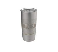 Vintage Kangaroo Island Australia Bicchiere termico in acciaio inox doppia parete