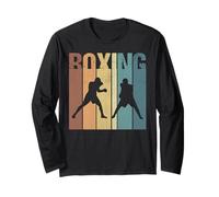 Vintage Karate Boxe Misted Arts Design Maglia a Manica
