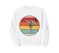 Vintage Karate Kick Retro Arti Marziali Formazione Felpa