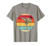 Vintage Karate Kick Retro Arti Marziali Formazione Maglietta