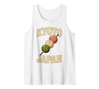 Vintage Kyoto Giappone Dango Foodie turistico Viaggi Souvenir Canotta