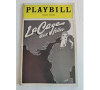 Vintage La Cage Aux Folles - Un Musical Di Broadway Playbill 1983