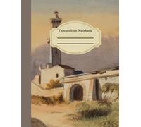 Vintage Landscape Seaside Composition Notebook: Beautiful Old Art