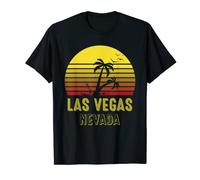 Vintage Las Vegas Nevada Palm Tree Oasis Souvenir Regalo Maglietta