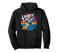 Vintage Launch Life, Atlas, Falcon, Canaveral, Boca Chica Felpa con Cappuccio