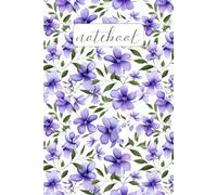 Vintage Lavender Floral Notebook: Elegant Lavender Blossoms Lined Journal for Notes, Writing, Journaling, School, Work and Everyday Use | 150 Ruled Pages | 6 x 9 Inches