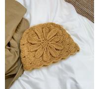 Vintage Lavorato a Maglia Cappello da Pescatore Stile Etnico Berretto Traforato