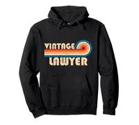 Vintage Lawyer Job Title Birthday Idea Felpa con Cappuccio