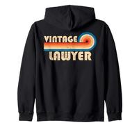 Vintage Lawyer Job Title Birthday Idea Felpa con Cappuccio