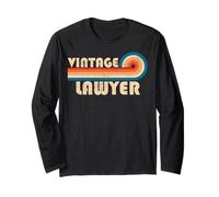 Vintage Lawyer Job Title Birthday Idea Maglia a Manica