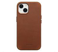 ACCEZZ Vintage Leather Backcover COVER per Apple iPhone 14, Cognac