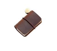 Vintage Leather Tiny Notebook Sketchbook Cute Mini Diary Retro Cowhide Travel Journal Kawaii Office Planner Organizer Per scrivere e prendere appunti(Brown)