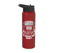 Vintage Legends Nato nel 1958 Stainless Steel Insulated Water Bottle