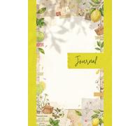 Vintage Lemon Journal Pages - 6x9 Decorative Paper - 100 Sunny Botanical Sheets for Plant & Scrapbook Lovers with Fresh Citrus, Mint Leaves, and Summer Ephemera Collage