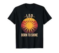 Vintage Leo Horoscope, Astrology And Zodiac Clothing Maglietta