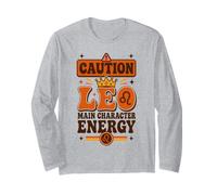 Vintage Leo Zodiac «Protagonista Energy» Boho Sun Maglia a Manica
