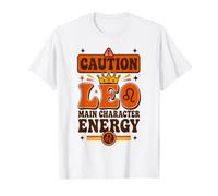 Vintage Leo Zodiac «Protagonista Energy» Boho Sun Maglietta