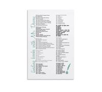 Vintage Library Classification Chart Book Organizing System Guide Educational Wall Art Print for Book Lovers Home Office Decor(Unframed,08x12inch(20x30cm))