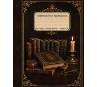 Vintage Library Composition Notebook: College Ruled Notebook for School, College, Writing & Reading Notes | Standard Size 7.5 x 9.25 in |110 Pages .