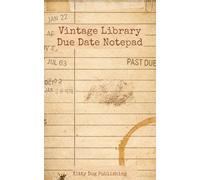 Vintage Library Due Date Notepad: 5x8 Vintage-Style Tear-Off Memo Pad