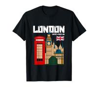 Vintage London T Shirt, London Graphic Tees - London Apparel Maglietta