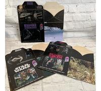 Vintage Lotto Di 3 1996 Star Wars Return Of The Jedi Taco Bell Box Bambini Pasto